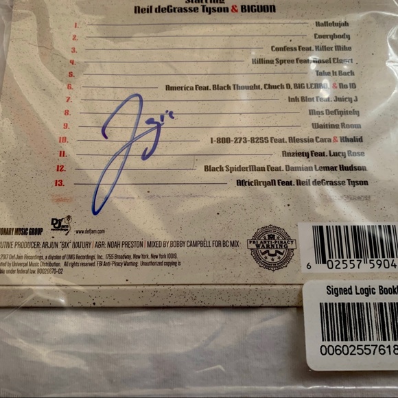 LOGIC Everybody Concert Tee & Autographed CD - Picture 2 of 4